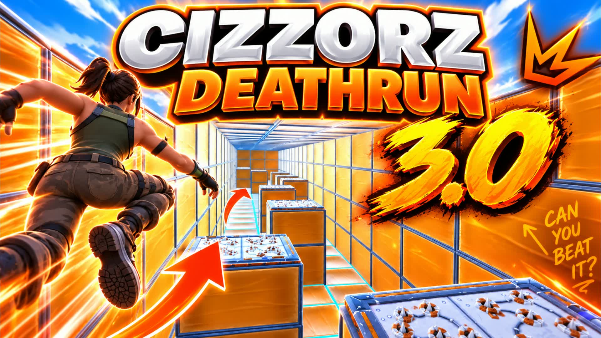CIZZORZ DEATHRUN 3.0 REMADE — Fortnite island 1755-8001-6524 by F3 DrIfTz