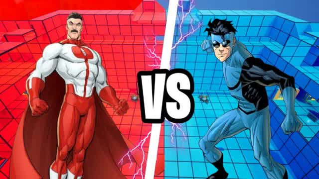 OMNIMAN VS INVINCIBLE 🔴🔵 RED VS BLUE