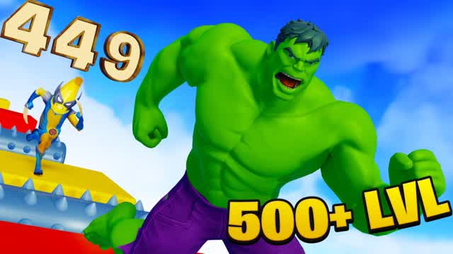 SUPERHEROES PARKOUR DEATHRUN 500+ ⭐️