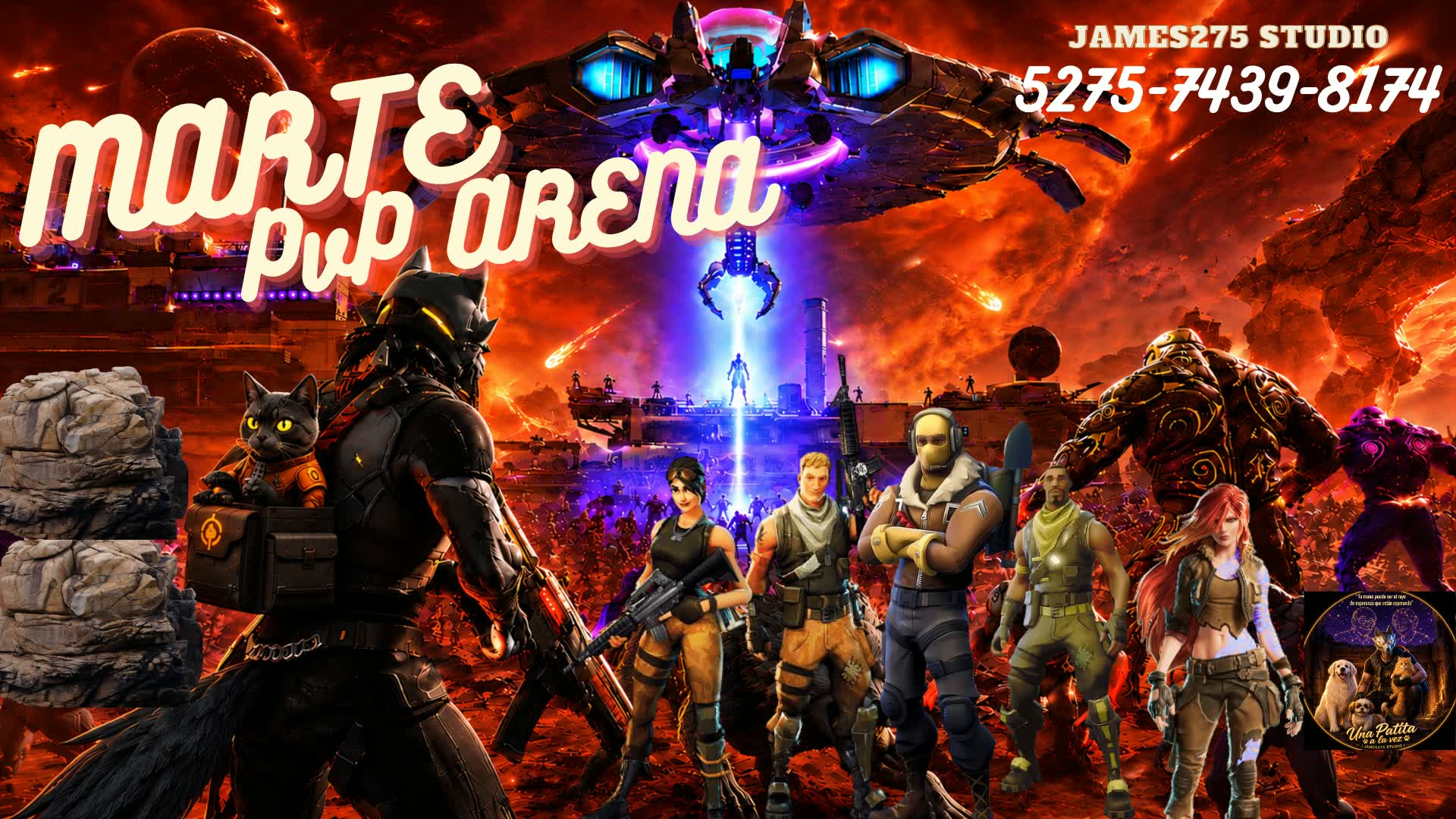 Marte PvP Arena — Fortnite island 5275-7439-8174 by jaironAM275.