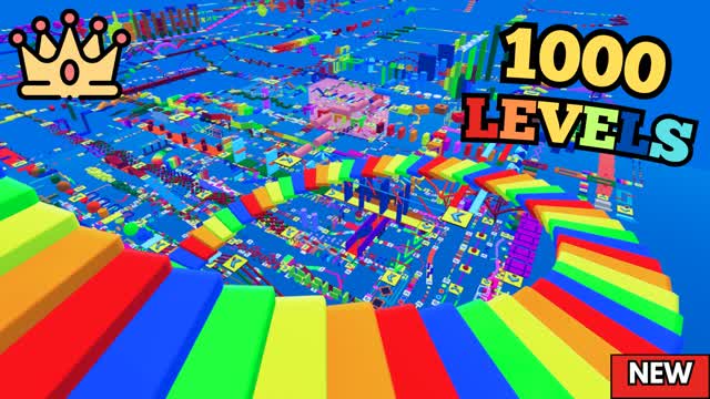 MEGA OBBY 1000 LEVELS PARKOUR 👑