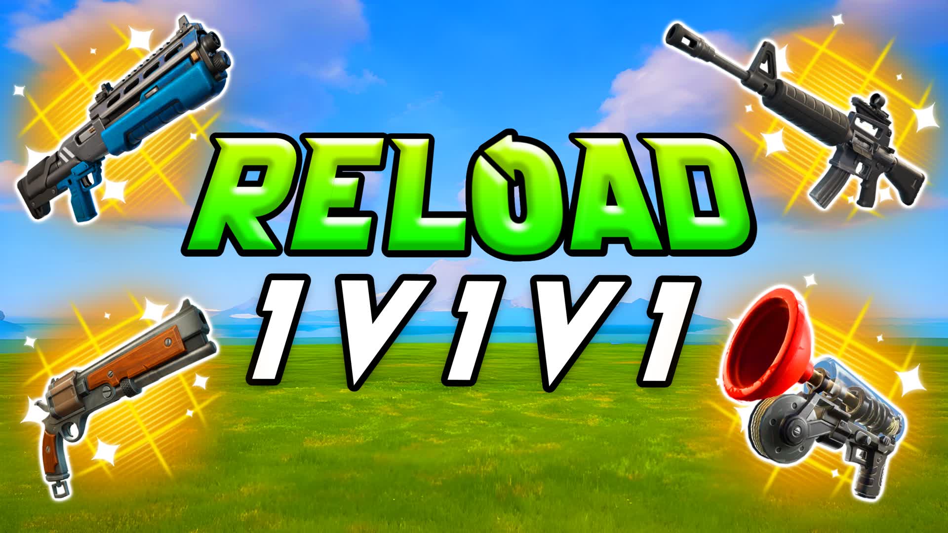 1v1v1 RELOAD - CRAZY ALL GUNS FFA