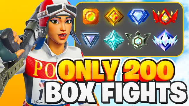 ONLY 200 🎯Box fight Practice Aim🔫