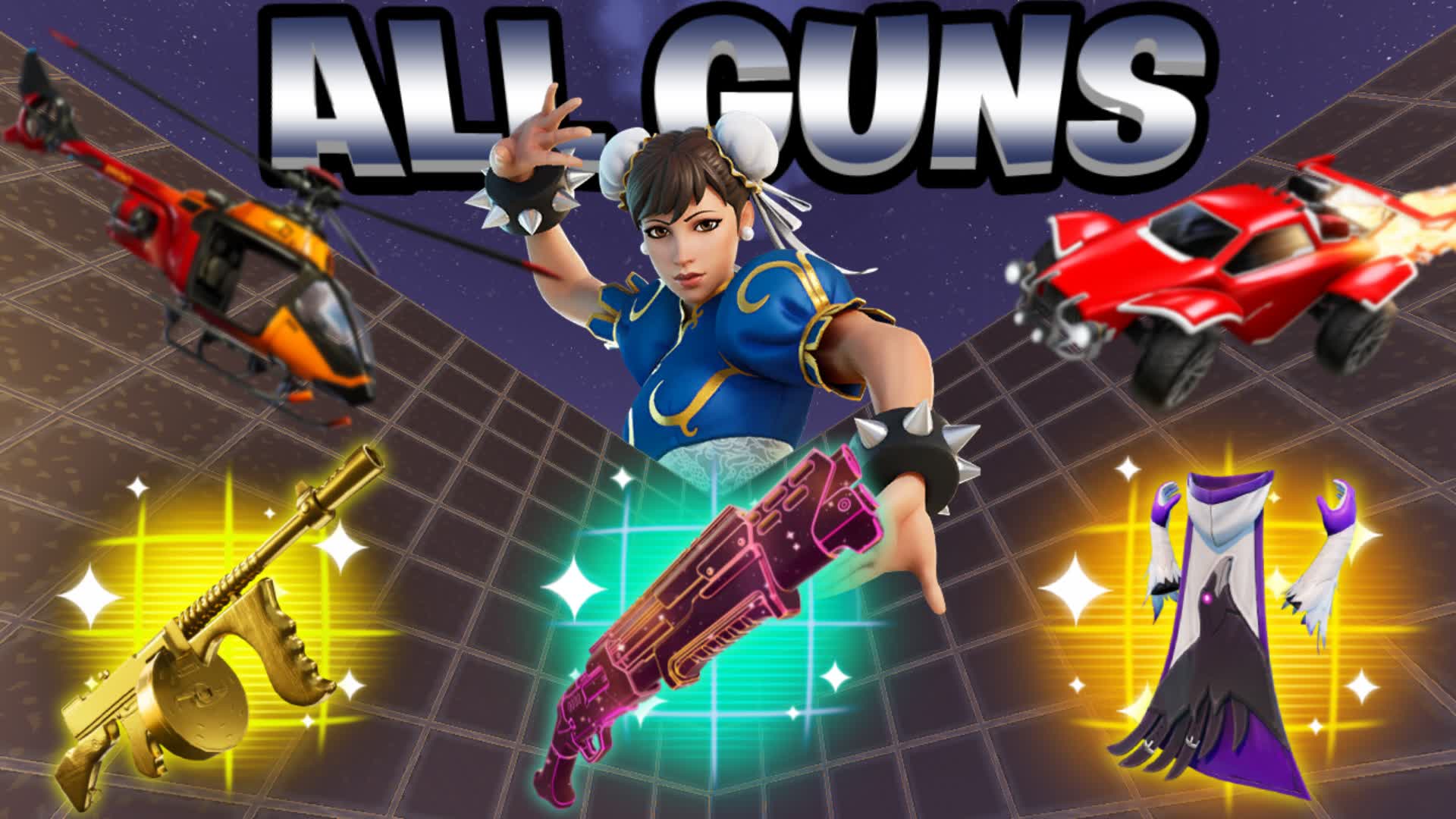 200IQ🧠 1V1 WITH ALL GUN