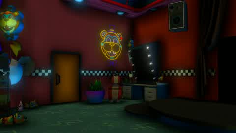 Giant Glamrock Freddy's Greenroom Arena