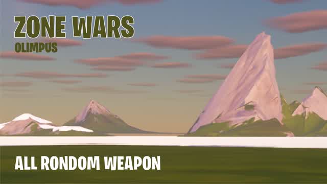 ZONE WARS ALL WEAPONS !! OLIMPUS