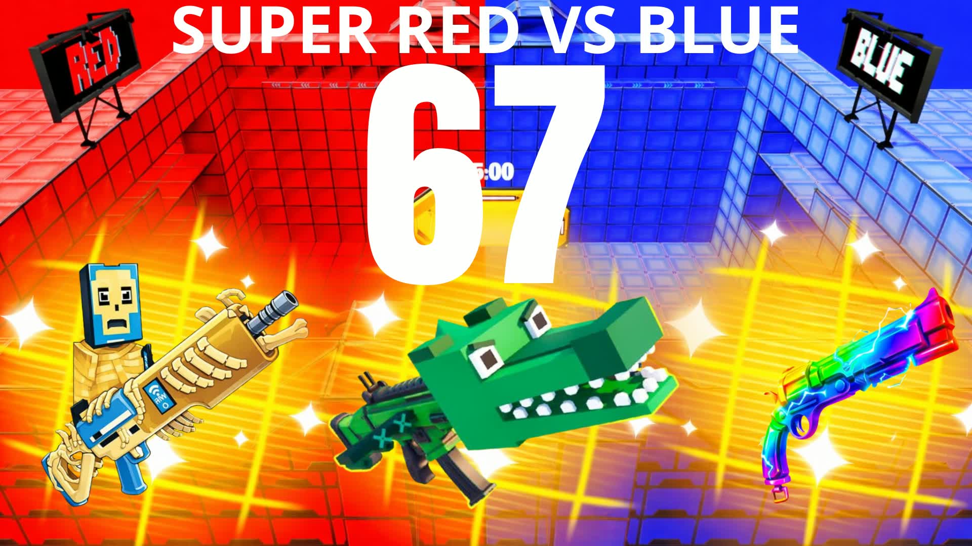 SUPER 67 BRAINROT RED VS BLUE 🔴🔵