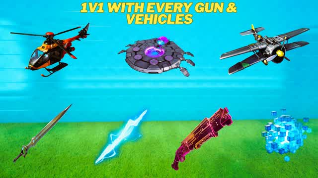1V1 WITH EVERY GUN,VEHICLES & GOLD COINS