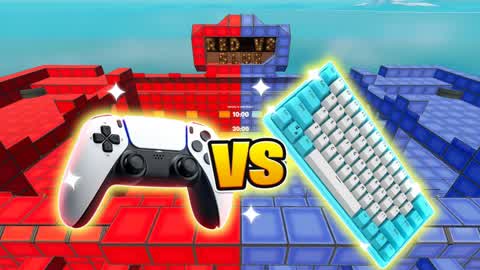 CONSOLE VS KEYBOARD 🌈REDD VS BLUEE 🔴🔵