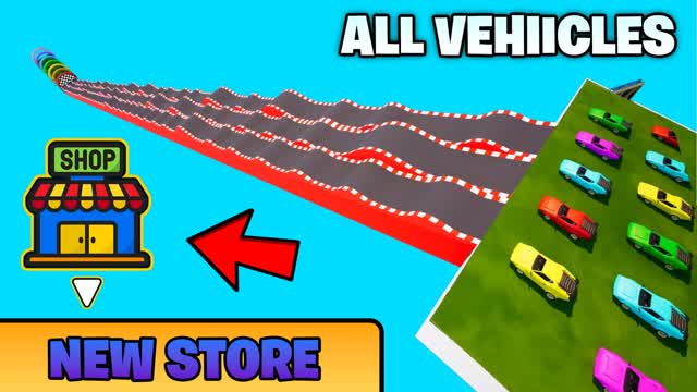 CARS MEGA RAMP ALL VEHICLES