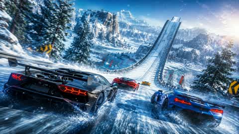 Supercar Downhill - Free for all