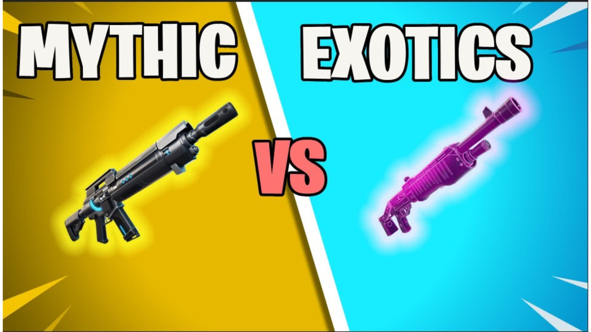 Crazy Red vs Blue Exotic Vs Mythic
