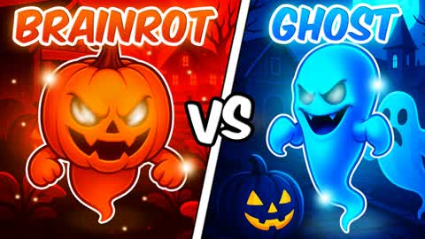 🎃 BRAINROT VS GHOST 👻 | RED VS BLUE