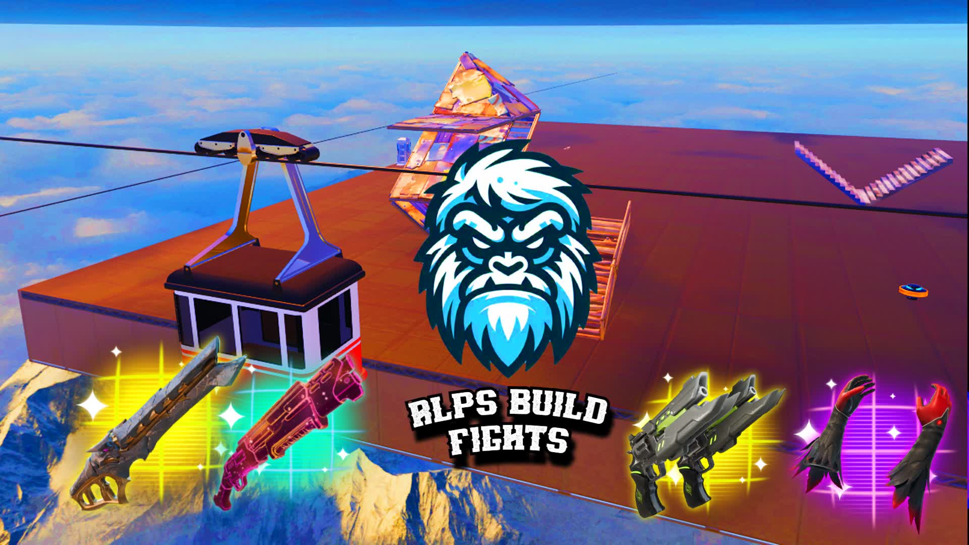 SUPER 1V1 BUILD FIGHTS! 🚠🏔️