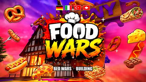 Bed Wars PvP - Build & Base - Food Wars