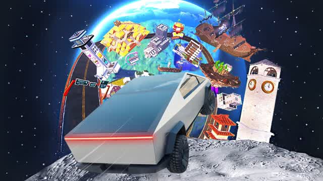 CYBERTRUCK ONLYUP MEGA RAMP 3000-0690-8186 by benjipala