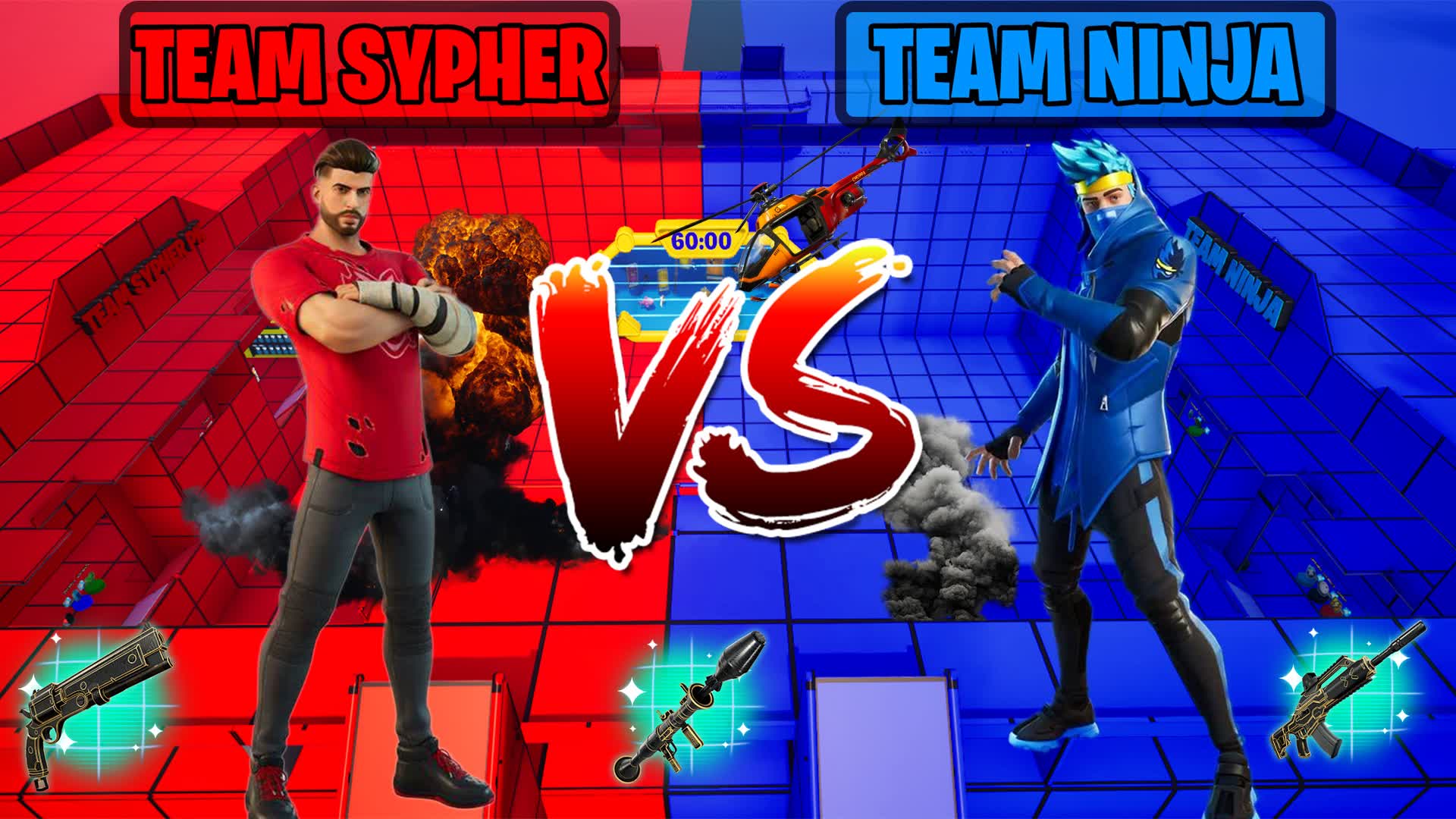 🔥RANKED 🔴Team SYPHER vs Team NINJA🔵