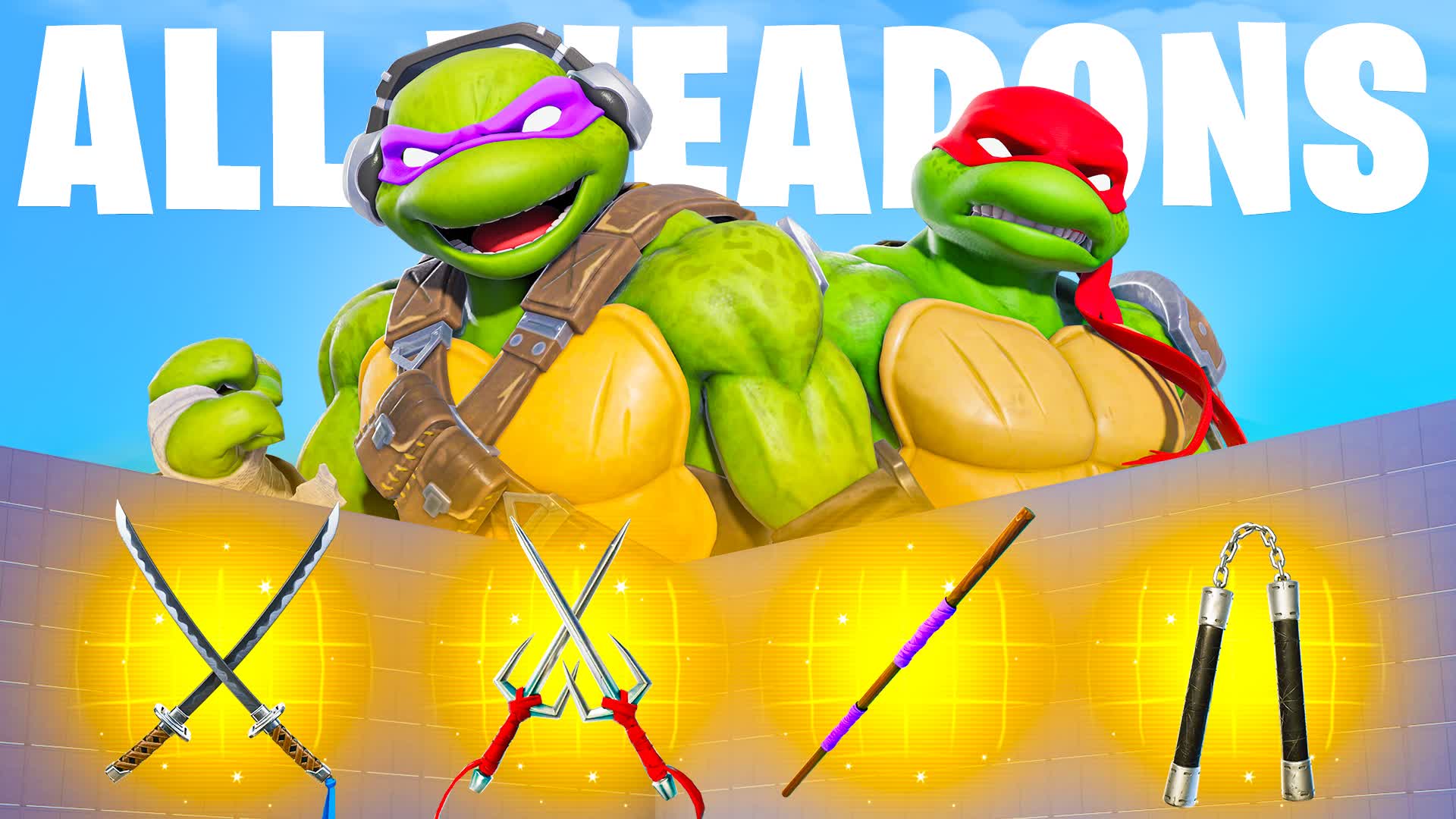 TMNT⭐ALL WEAPONS - FREE FOR ALL