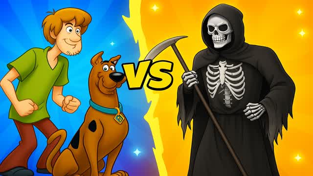 HALLOWEEN GHOST RED VS BLUE