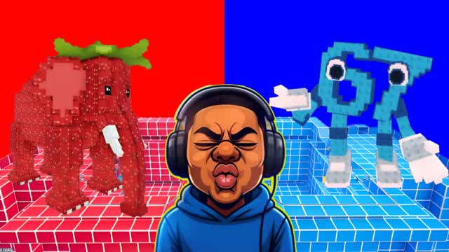 67 RED VS BLUE🔴🔵