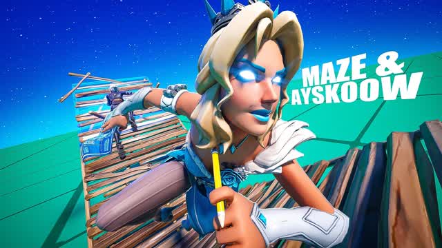 MAZE & AYSKOOW 1v1 Build Fights