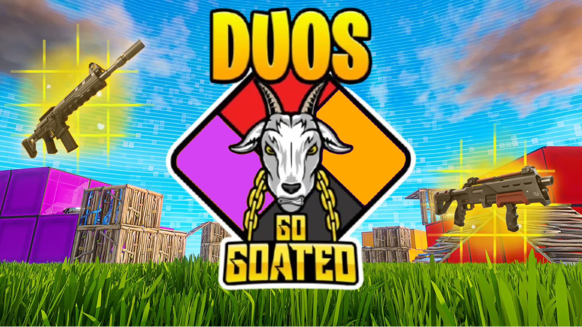 DUOS 👥 GO GOATED! 🐐 Zone Wars 🌀 5494-5936-5518 by whilski - Fortnite