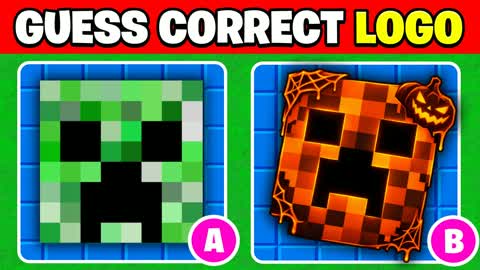 GUESS THE LOGO 🔎 PARKOUR MINIGAME
