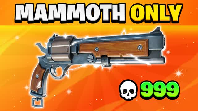 MAMMOTH PISTOL ONLY 🎯 TILTED TOWERS 🔫