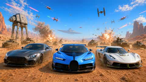 EXTREME DESERT CAR DRIVE