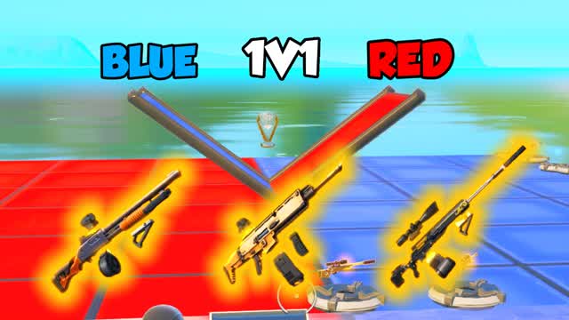 RED VS BLUE 🔴 🔵 ( 1V1 )