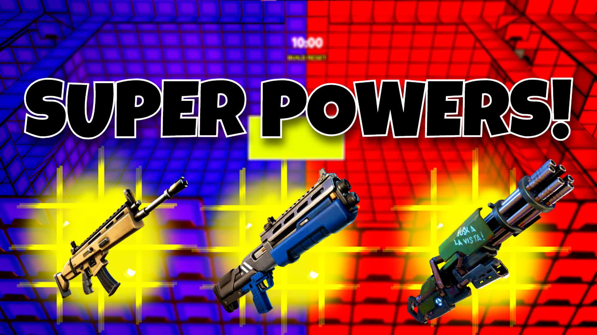 SUPER RED VS BLUE ULTIMATE POWERS 🔵🔴