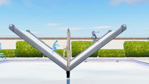 Wandering Pool Party 1v1 Map