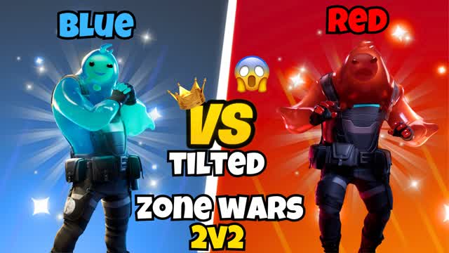 Titled Towers 2v2 ZONE WARS! Red vs Blue