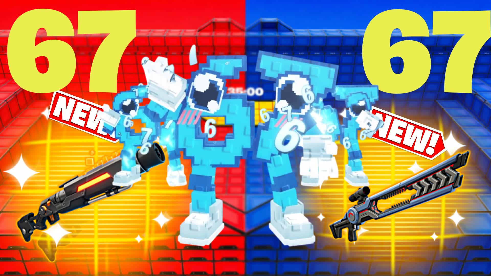 UNC クレイジー 67 レッド VS ブルー🔵🔴