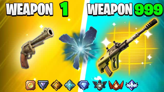 😎 GUN GAME 🎯 FOUR ELEMENTS ONE SHOT 🔥