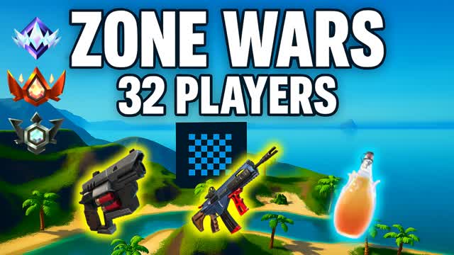 TROPICAL ZONE WARS 32 PLAYERS