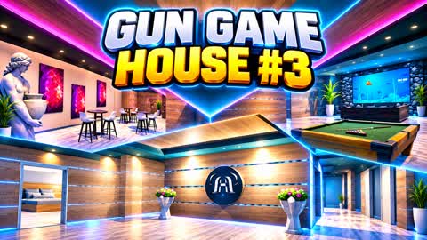 🔫 GUN GAME HOUSE #3 — LUXURY MANSION