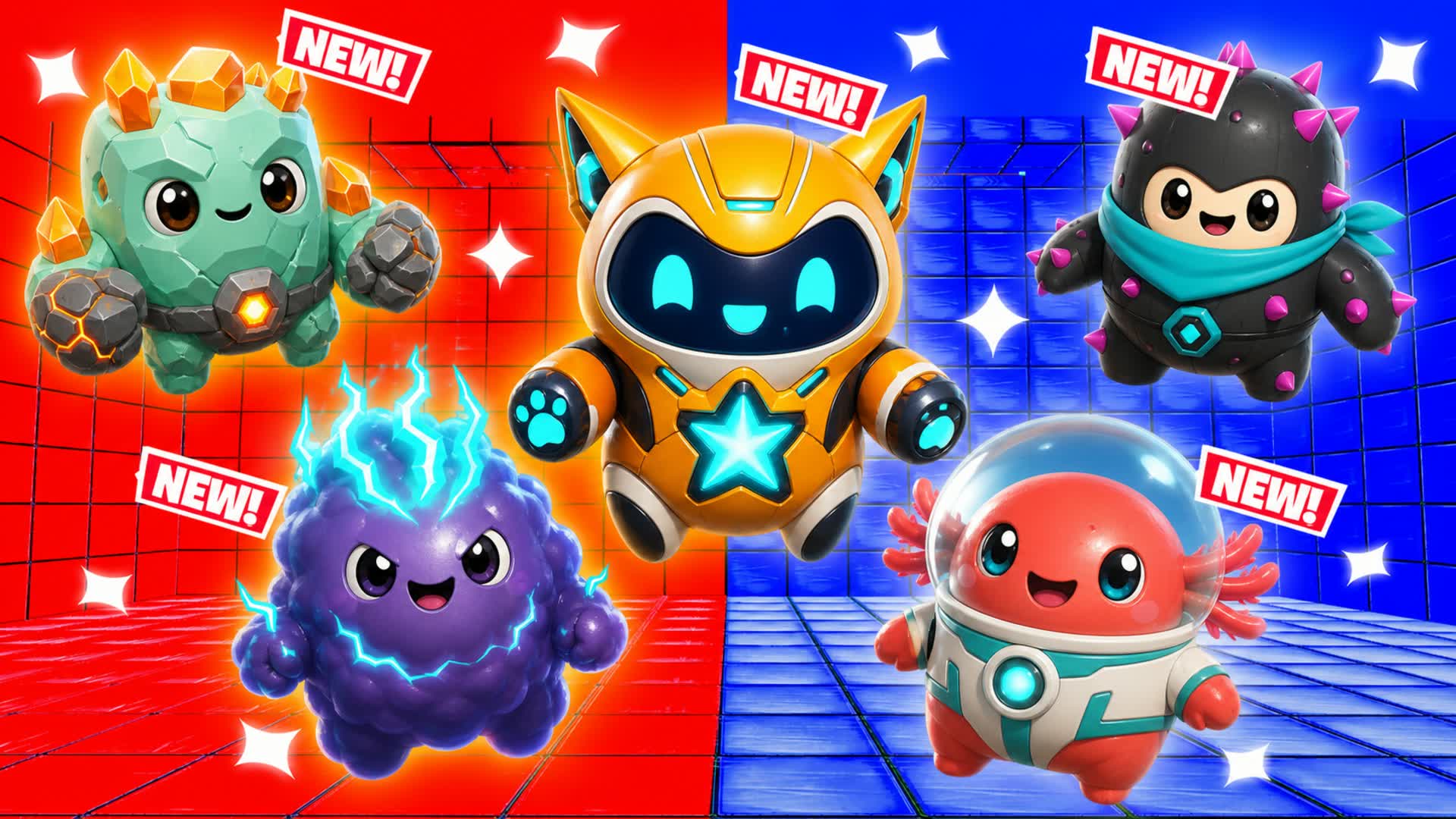 MEGA CHAOS RED VS BLUE 🔴🔵