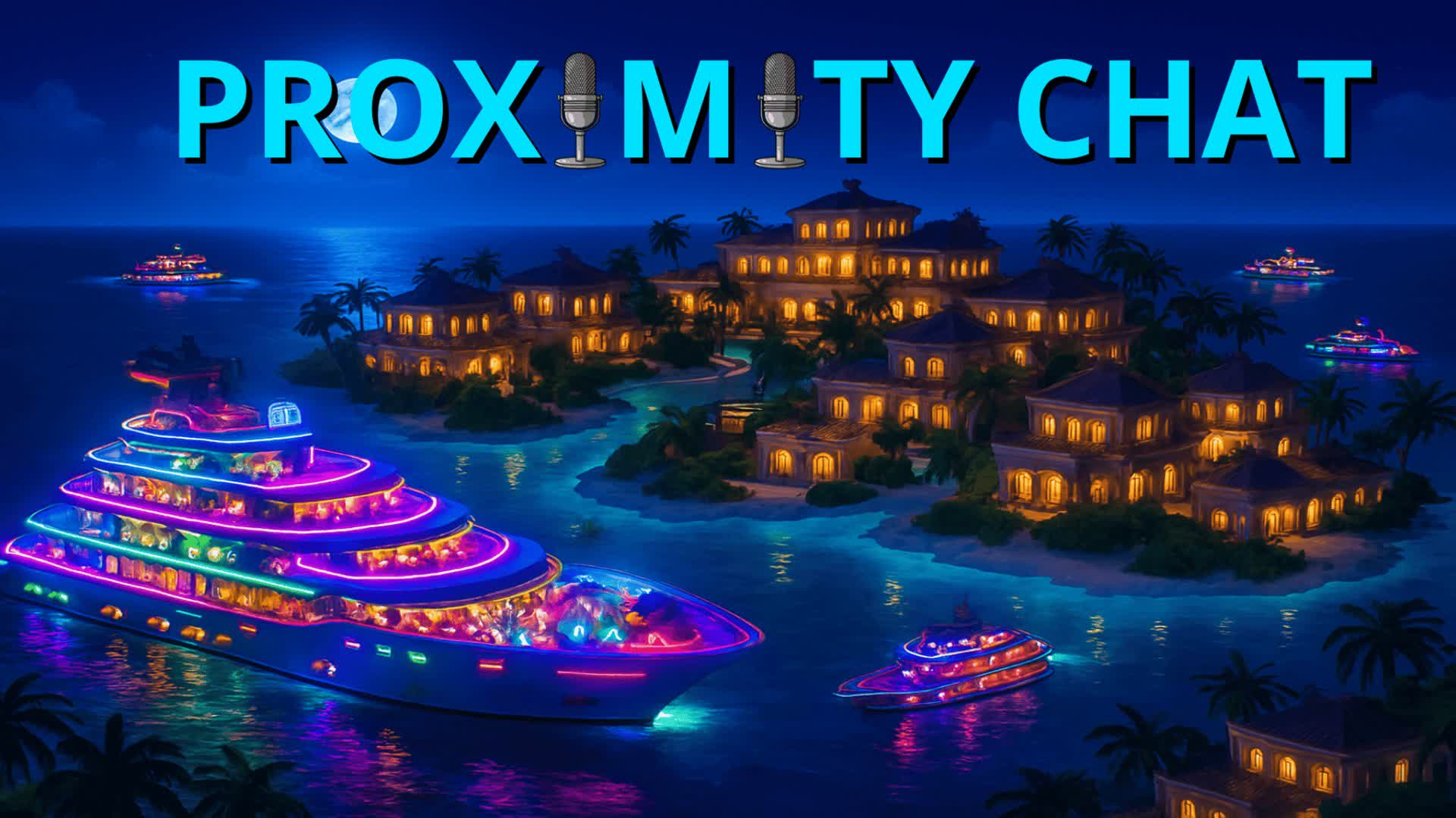 Utopia oasis🌴 voice chat 🔊 Night 🌕