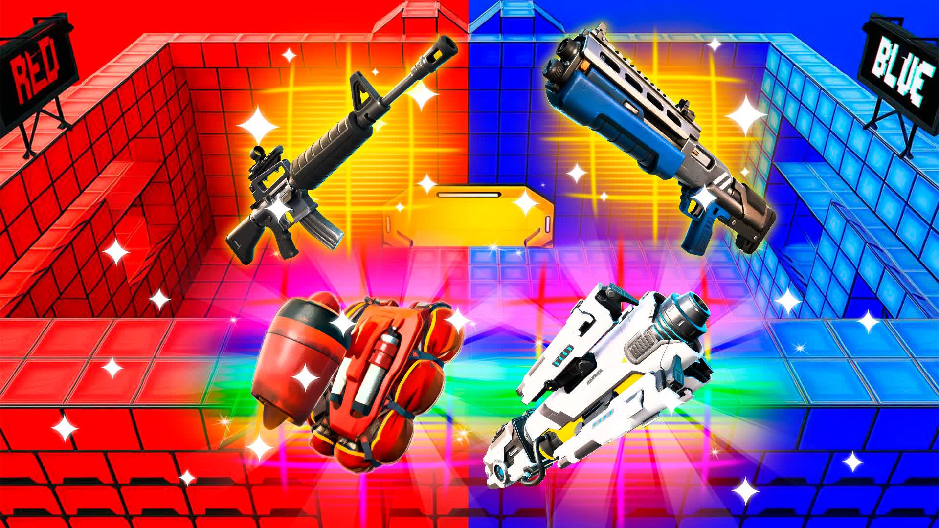 スーパー メガ チル レッド VS ブルー