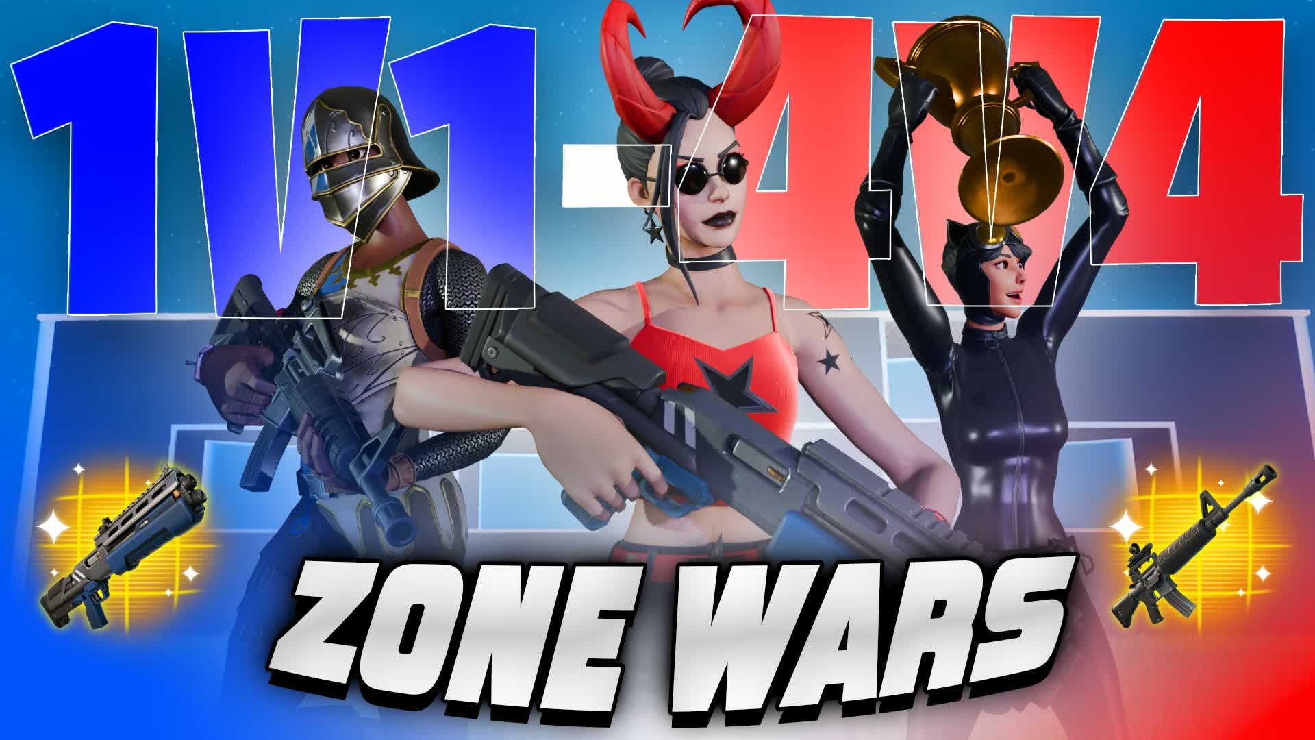 アルティメット ゾーンウォーズ (1v1-4v4)