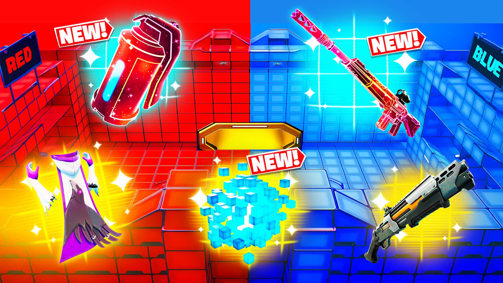 CHAOS INSANE - RED VS BLUE🔴🔵