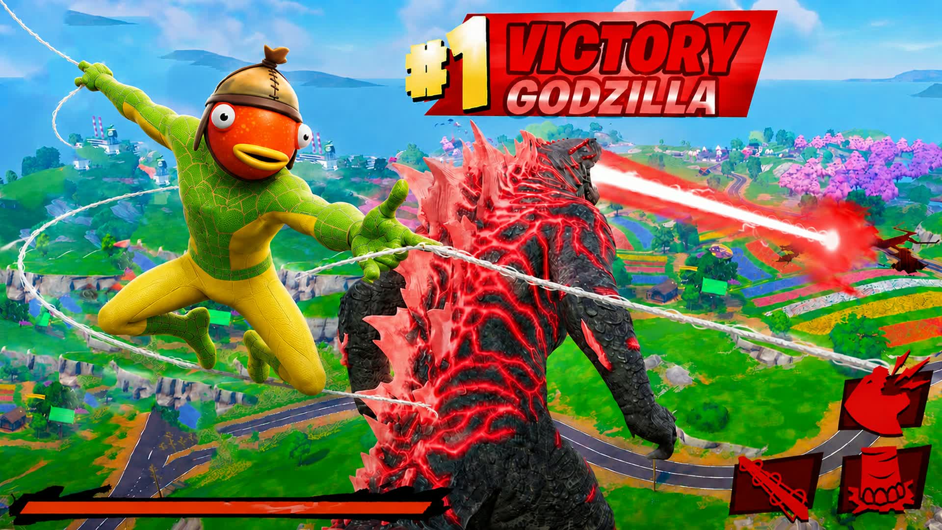 GODZILLA VS SPIDER-MAN BOSS FIGHT EVENT