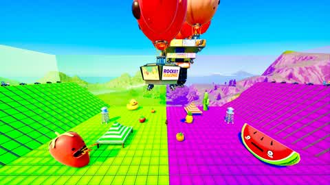 FRUITS GREEN VS PURPLE