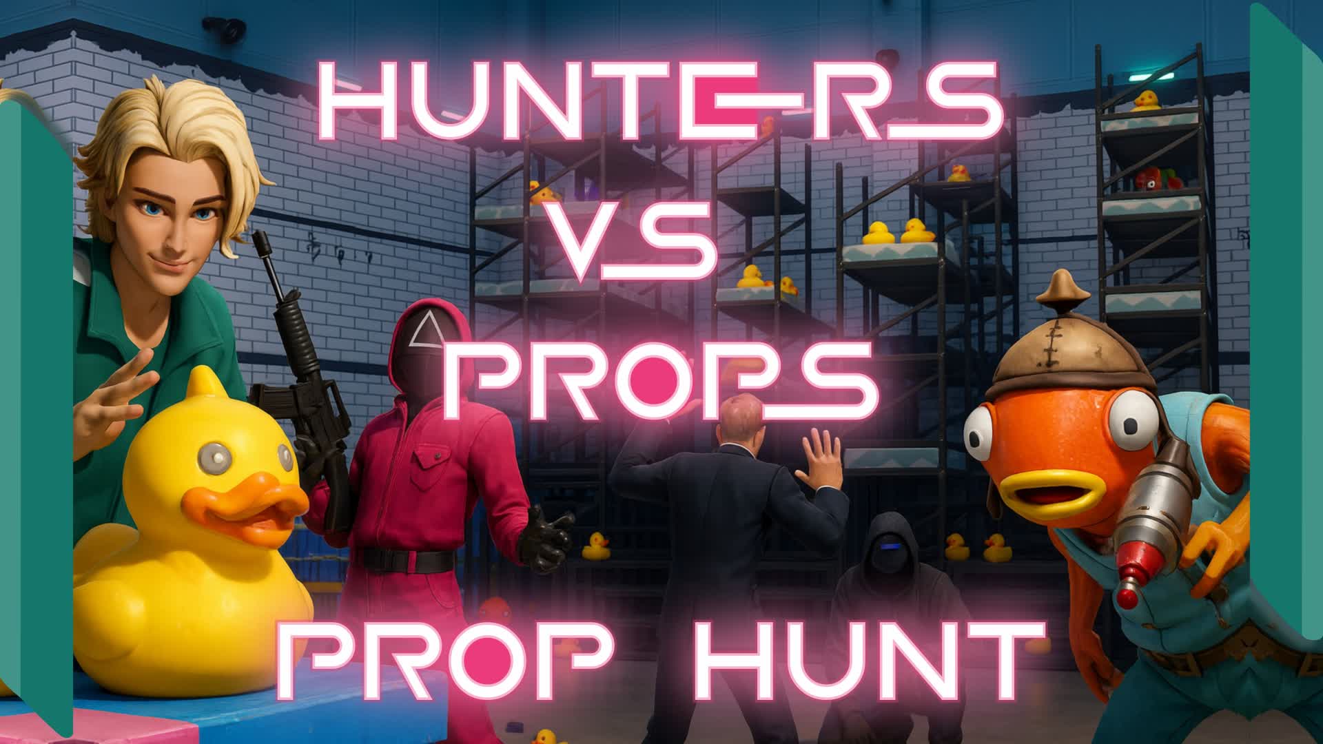 SQUID GAME PROP HUNT - HUNTERS VS PROPS