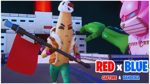 ♥️Red x Blue💙 (Capture a Bandeira)
