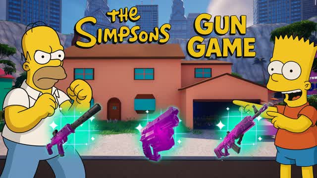 THE SIMPSONS GUN GAME ONE SHOT