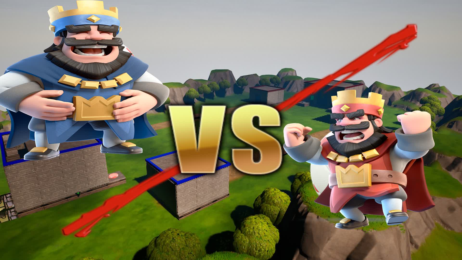👿🔴 RED VS BLUE CLASH ROYALE 🔵👿 003793409709 by gomezz Fortnite