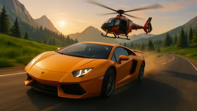 🚗 Mountain Drive - Superpowers FFA 🏔️