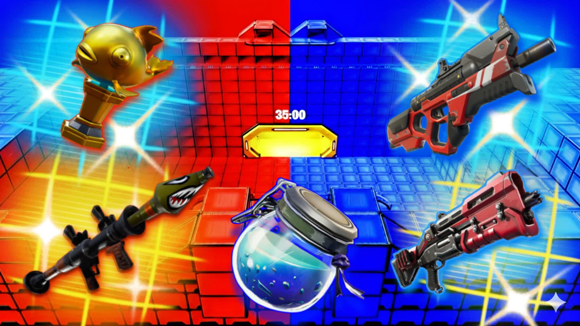 モダンレッド対ブルー 🔴🔵